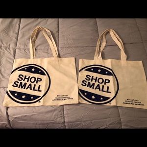 Bags - 2 Shop Small Canvas Tote Bags Bags - 2 Shop Small Canvas Tote Bags